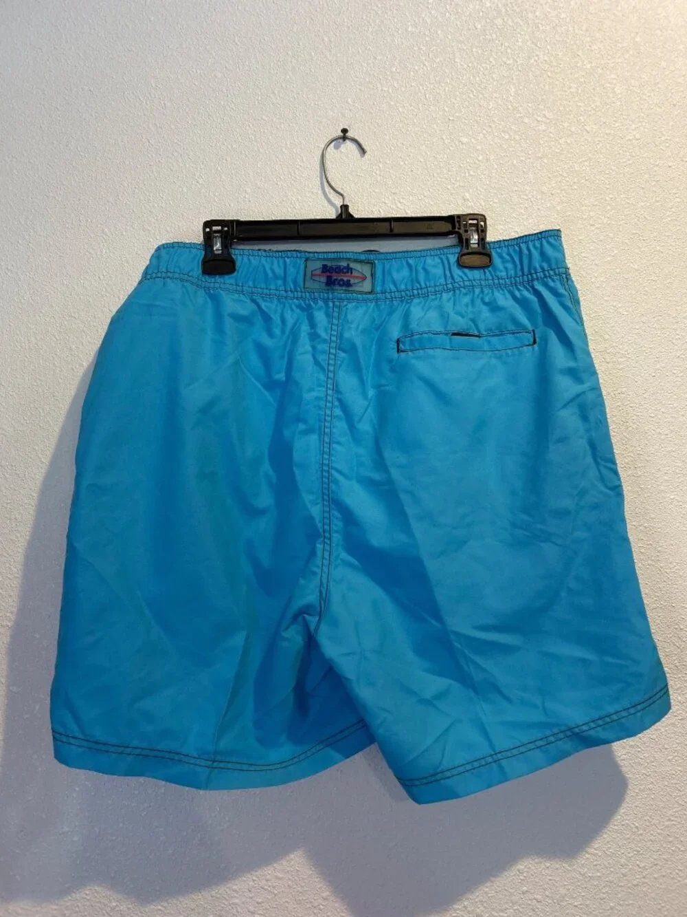 Beach Bros. Men's XL Swim Trunks Brief Lined Turquoise Surf